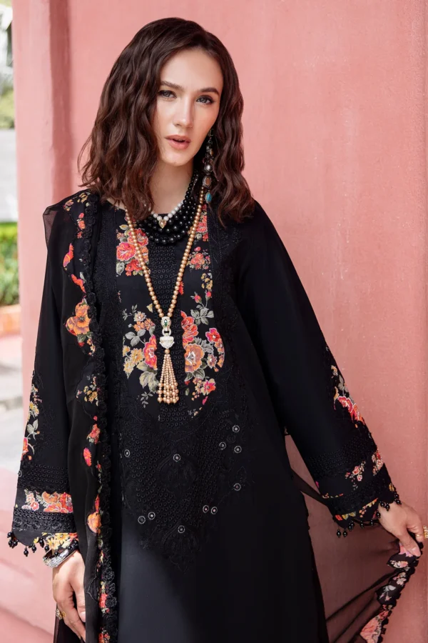 3-PC Charizma Unstitched Lawn Collection RM5-02 - Image 5