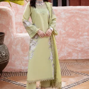 3-PC Charizma Unstitched Lawn Collection RM5-08