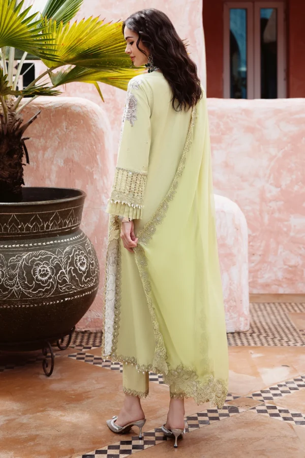 3-PC Charizma Unstitched Lawn Collection RM5-08 - Image 2