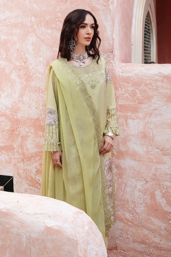 3-PC Charizma Unstitched Lawn Collection RM5-08 - Image 6