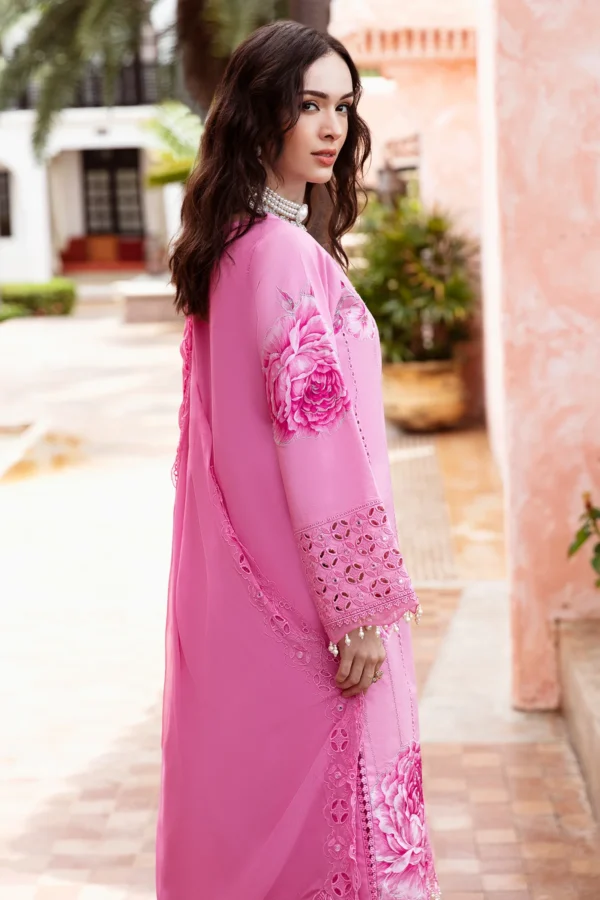 3-PC Charizma Unstitched Lawn Collection RM5-03 - Image 4