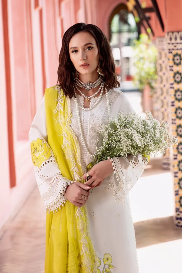 3-PC Charizma Unstitched Lawn Collection RM5-06 - Image 8