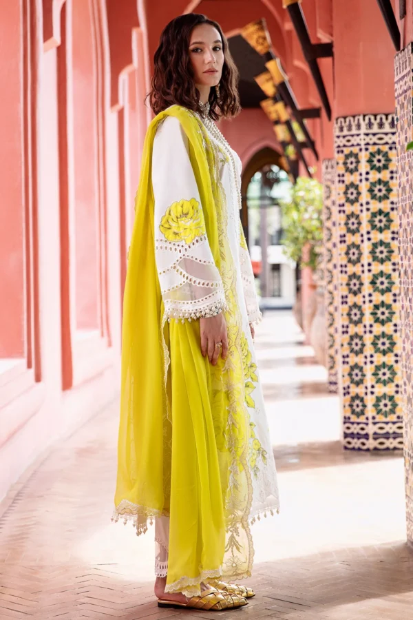 3-PC Charizma Unstitched Lawn Collection RM5-06 - Image 2