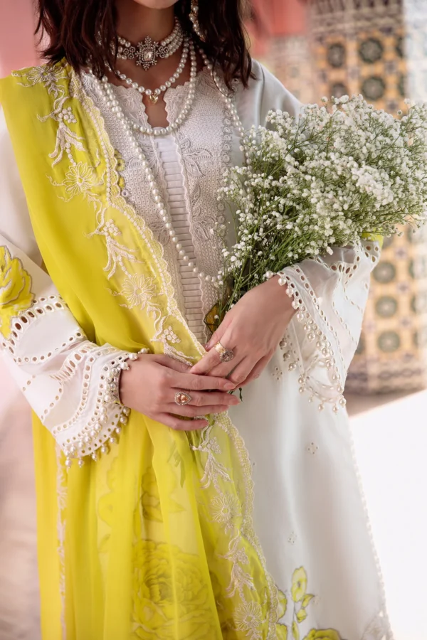 3-PC Charizma Unstitched Lawn Collection RM5-06 - Image 7